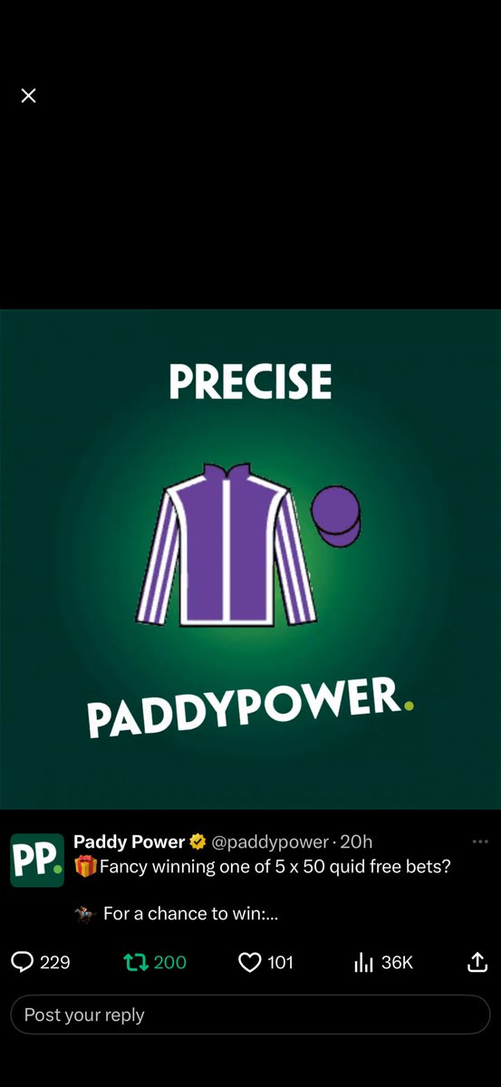 Charchy123's tweet photo. @paddypower https://t.co/0tfCIchJXu