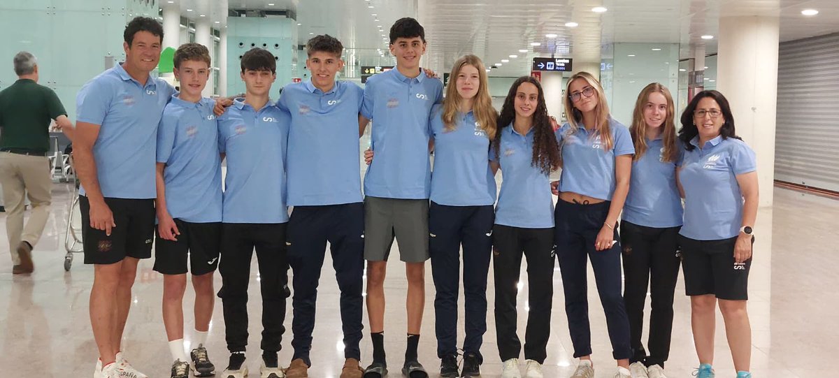 atletismoRFEA's tweet photo. ➡️El equipo de #EspañaAtletismo ya está viajando a Gagliano del Capo 🇮🇹 para disputar la Copa Internacional de Trail y Carreras de Montaña Sub-18. 

📅Este domingo 21. No te los pierdas👀

#PasiónPorCompetir https://t.co/hLX2ZsEmuR