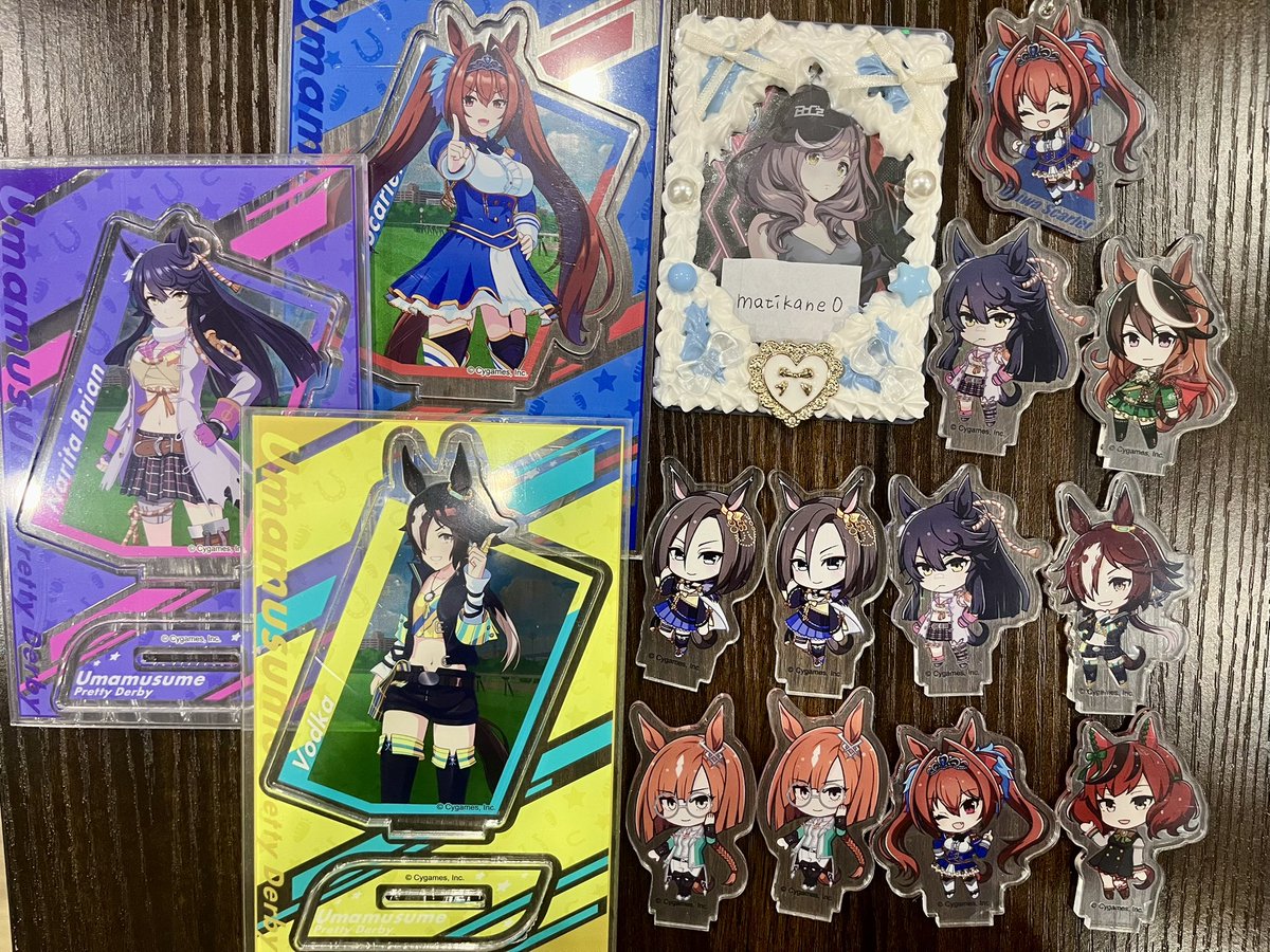 matikane0's tweet photo. 【譲】エアグルーヴ、ナリタブライアン、シンボリルドルフ、イクノディクタス、ウォッカ、ナイスネイチャ、ダイワスカーレット
【求】同異種マチカネタンホイザ＞メジロマックイーン＞トウカイテイオー

7thでの交換を希望
両日対応可能
FF外からも◎

（検索用）100均/ウマ娘/アクリルスタンド/vol2 https://t.co/kIoL6TlOrC