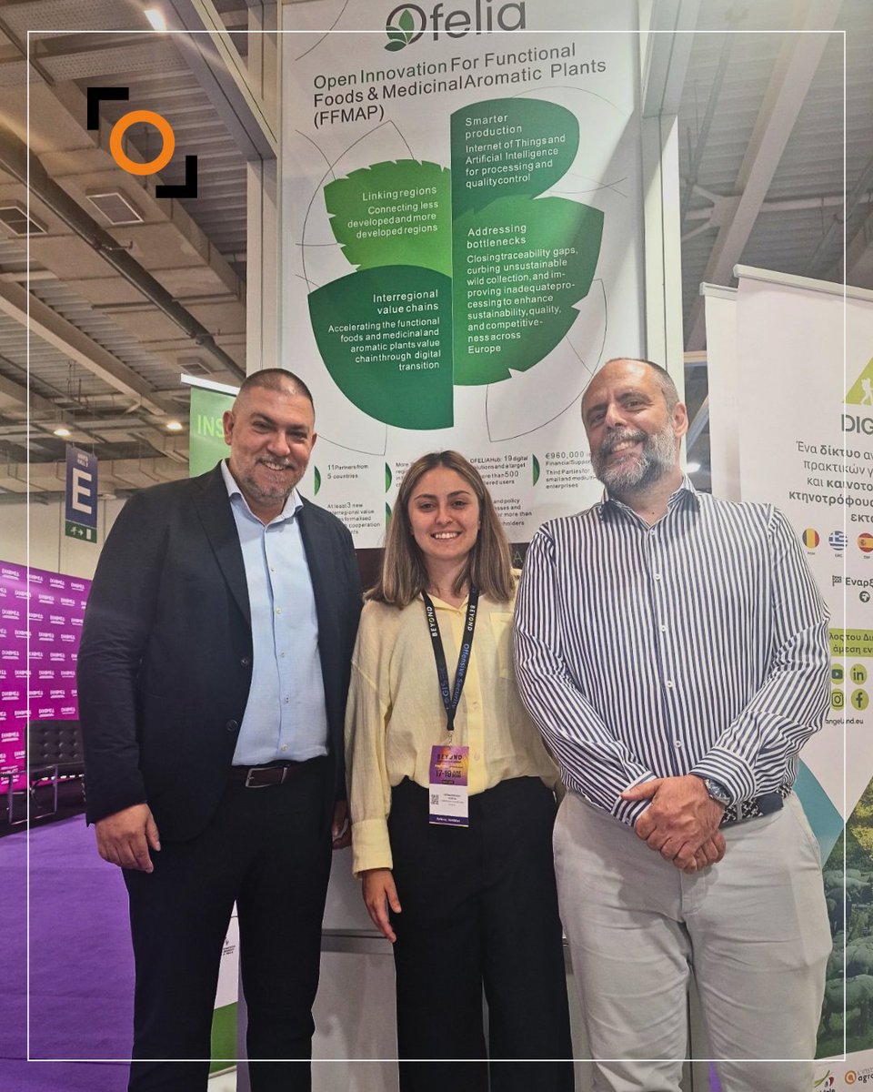 reframefood's tweet photo. At #BEYOND2026, Grigoris Chatzikostas presented the upcoming #OFELIA Open Call, launching via https://t.co/fHxmxeDP3t to support agri-food SMEs.

Thanks to EIT Food, DUTH and Mantis Beyond Innovation for the invitation and discussion!

#reframefood #reclaimtheplanet #OpenCall https://t.co/sBPojeobLT