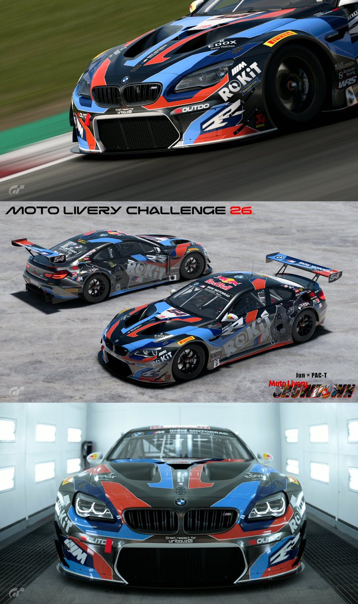 taakun33's tweet photo. #MotoLiveryChallenge
#GT7_MLC26
#GT7
#グランツーリスモ7

BMW M6 GT3
inspired by BMW M1000RR 2024 #54

Link
https://t.co/v8s1ILiH0d https://t.co/pQk92DnPxN