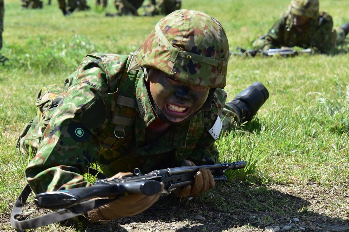 松本駐屯地 では、#自衛官候補生 が戦闘訓練の練度判定に挑みました