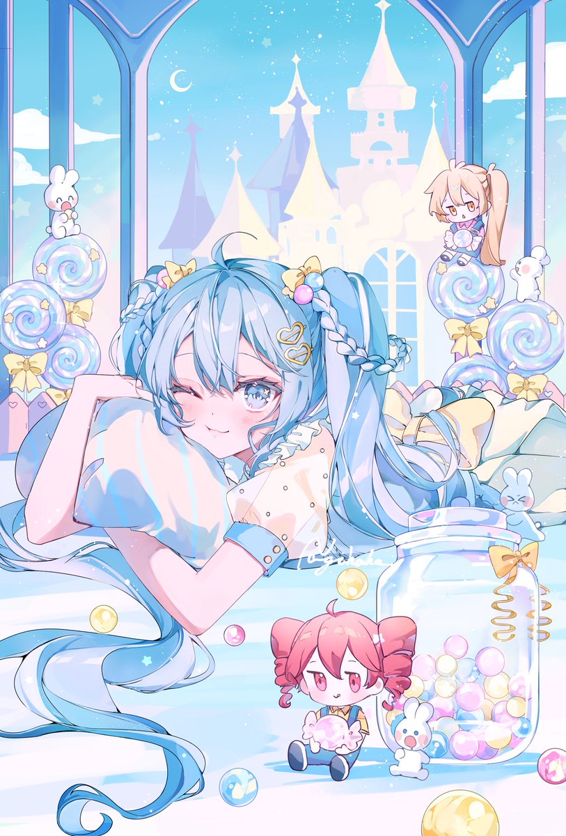 nagillhaha's tweet photo. #初音ミク
🍬🍭🍬🍭 https://t.co/aBbIfqwrKQ