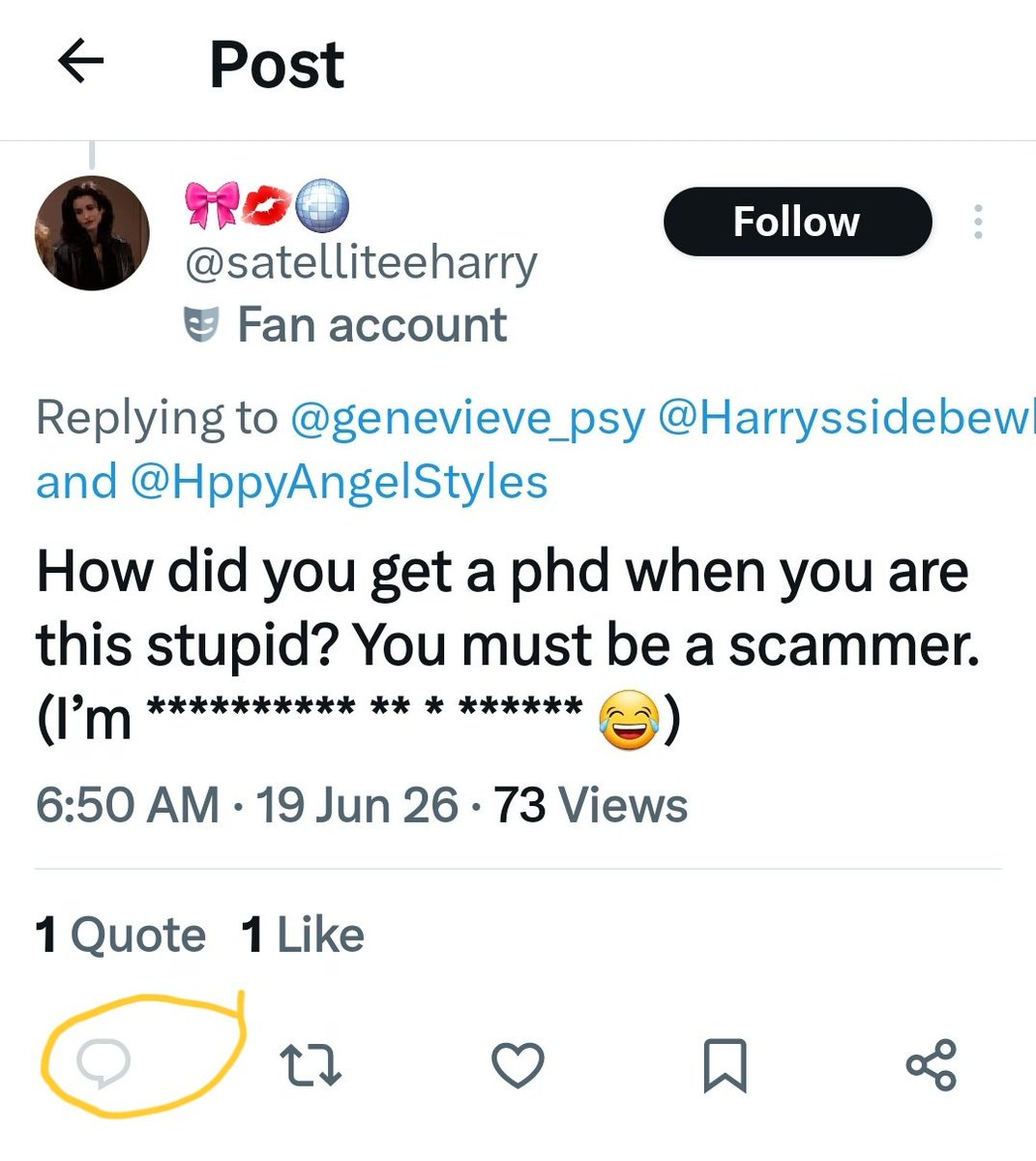genevieve_psy's tweet photo. @satelliteeharry You absolutely did. Have a good day! 🤗 https://t.co/qR73WM3iRI