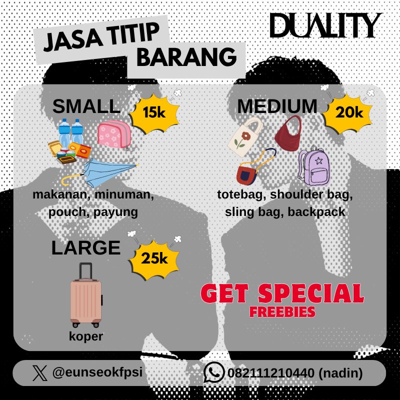 eunseokfpsi's tweet photo. OPEN JASTIP BARANG DUALITY IN JAKARTA

‼️PLEASE READ TNC FIRST‼️

https://t.co/fXpfoG1qnd

t. wts wtr rent jasa titip nitip konser fanmeeting fanmeet jnjm jeno jaemin nomin nct https://t.co/if8TRdKsLQ