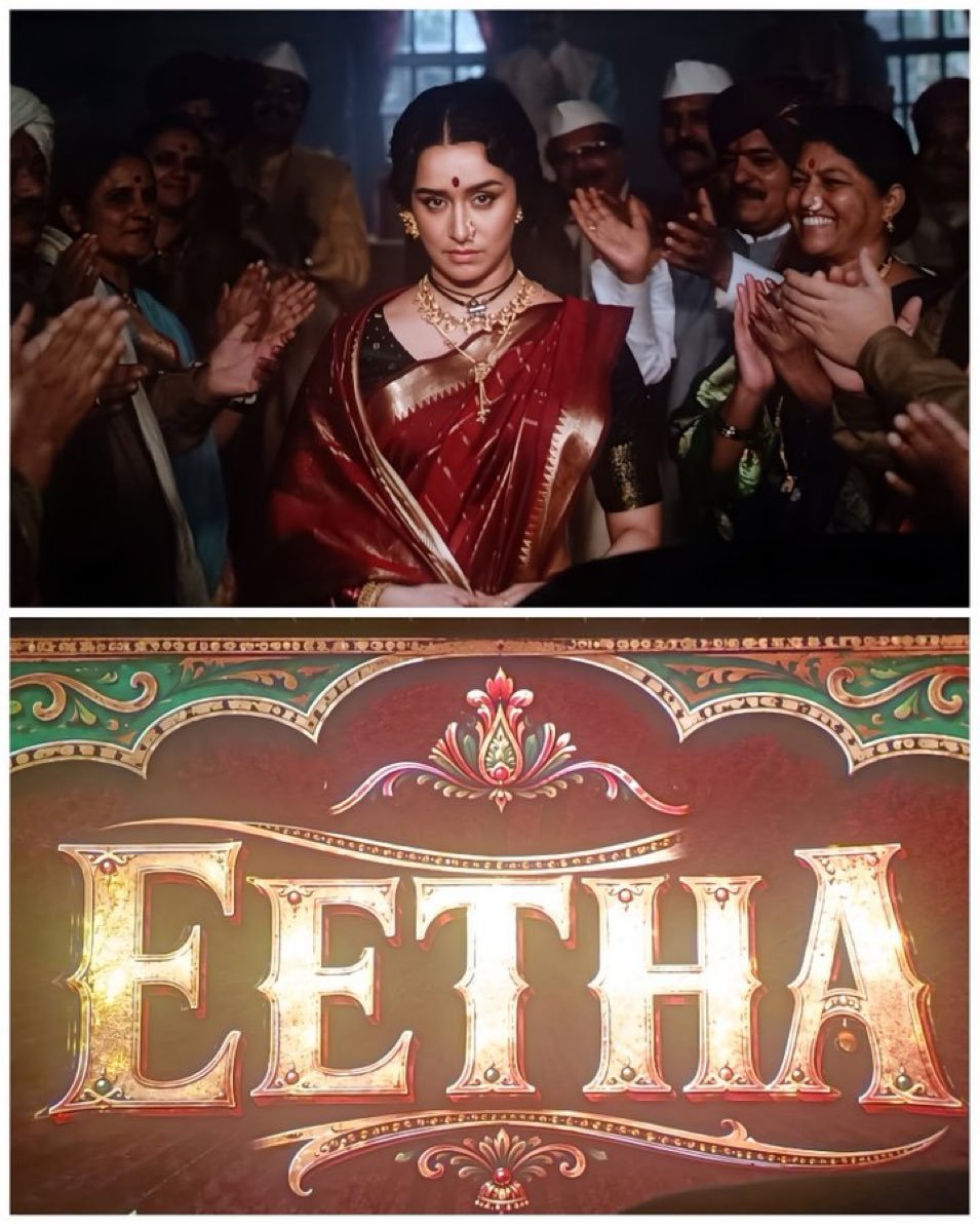 kitabi_kidda's tweet photo. Just watched #Eetha teaser 🔥🔥 and man what a teaser, complete package what a blockbuster film needed. 
Mark my words #Shraddhakapoor is gonna rewrite history for women centric films in #bollywood https://t.co/kRl7CkXFG7