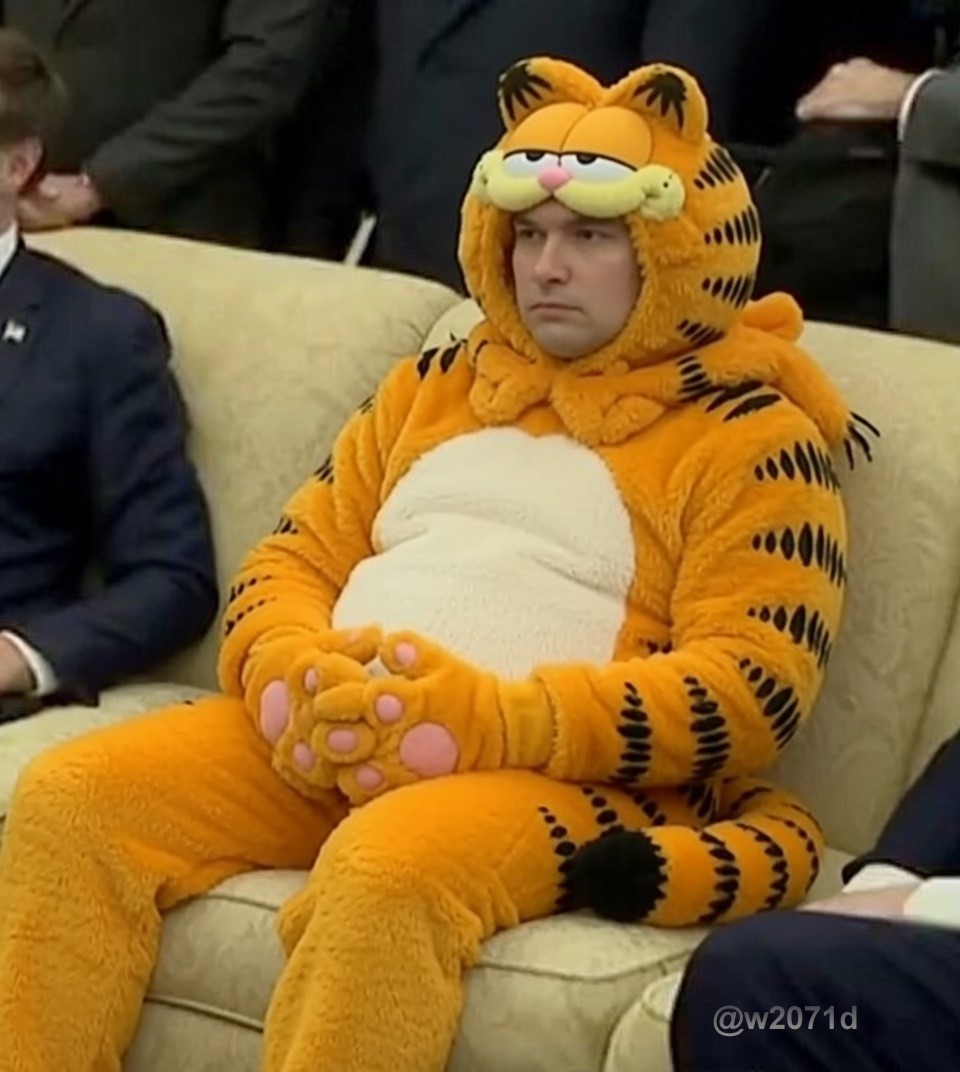 w2071d's tweet photo. June 19th is National Garfield the Cat Day. Pretty sure Marco Rubio Is In Charge Of It😹🫢😅😂🤣 https://t.co/2TWjIbv45I