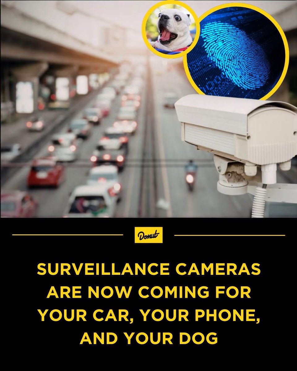 BabyD1111229's tweet photo. Defense contractor Leonardo is rolling out a surveillance system called SignalTrace that pairs license plate cameras with sensors capable of scraping unique identifiers from every device in and around your car like your phone, smartwatch, wireless earbuds, infotainment system, tire pressure monitors, Wi-Fi hotspot, RFID access cards, and yes, even your dog's microchip. 
It's building a unique "electronic fingerprint" that can identify a vehicle by its device cluster alone, no plate number required. There's no real opt out either. Disabling Bluetooth helps in theory, but most infotainment systems re-enable radios automatically, making this essentially the cookie consent banner of the physical world, except nobody shows you the banner.
Thanks 🎩 Donut Media