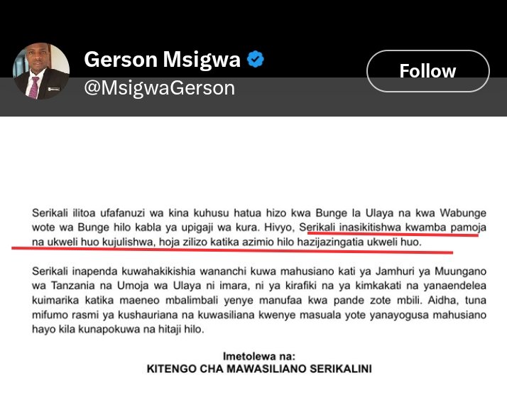 MarksevenTz's tweet photo. @MariaSTsehai Milio Kibaao
Ngoja Waendelee Kujifariji tu
Et Oooh "Siyo Maamuzi ya Mwisho"
Hapohapo Wanasikitishwa na Maamuzi ya EU🤣
Et Hawajazingatia UKWELI wa #Mo29 
UKWELI wa kusema Et pale kwa KONDO Majirani Walikuwa wanalima MIHOGO ndiyo maana Pakachimbuliwa🤣
Na BADOO HAWAJALIA 
#MJ7
✅ https://t.co/DNoEfIfykT