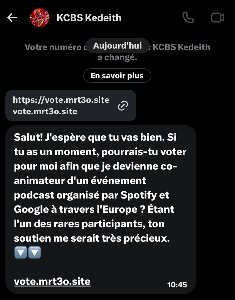 G2AiwZz's tweet photo. Yo 
@kedeith2 s’est fait hack (comme un Noob) ne cliquez pas sur le lien qu’il envoie en DM 
Son nouveau compte c’est @kedeith_ssssss https://t.co/PP0oly0R9u