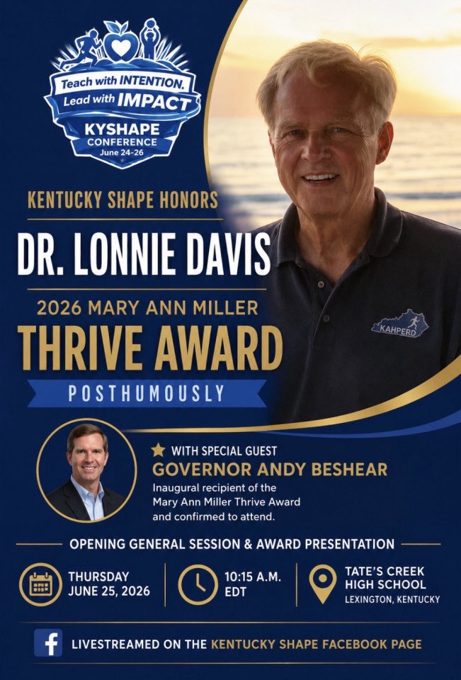KY_SHAPE's tweet photo. Today is the LAST DAY to register for the 2026 Kentucky SHAPE Summer Conference in Lexington! Join us next week for premier professional learning, inspiring speakers, and amazing networking.
Register today https://t.co/jVtz0Cxph1
#KYSHAPE26 https://t.co/2I7DgJoFZ0