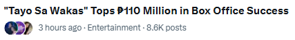 Tink4ndNat0's tweet photo. 110M NA TAYO SA WAKAS

#DonBelle | #TayoSaWakas https://t.co/hx34tkEJq0