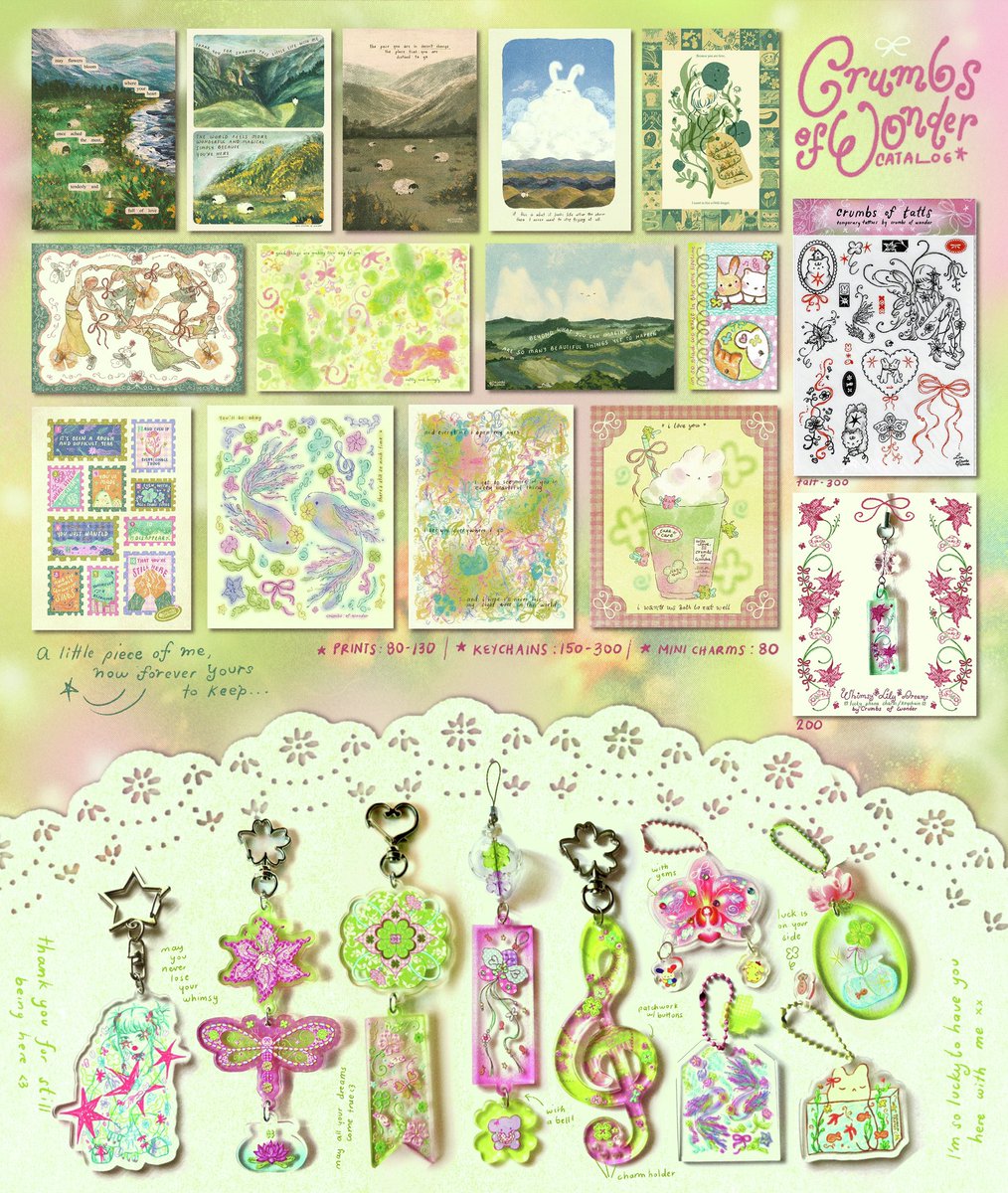 CrumbsOfWonder's tweet photo. ꧁ crumbs of wonder catalog ꧂
for stickercon’s queerlayaan year 3 https://t.co/hRwEfo3wzK