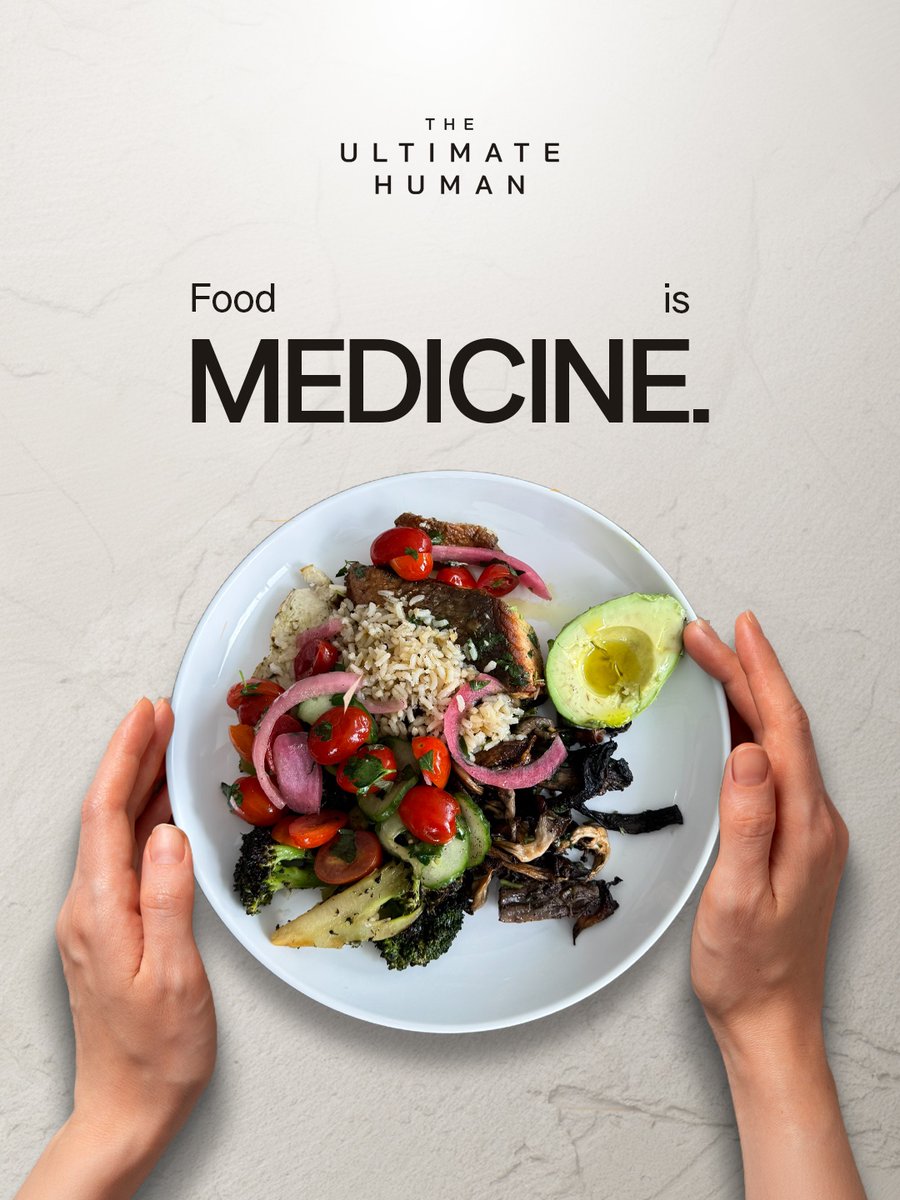 thegarybrecka's tweet photo. The food you eat today is building the body you’ll live in tomorrow.

Your plate has the power to support your cells, your brain, your hormones, and your overall well-being.

Small choices, repeated daily, create massive changes over time.

Your next meal is another opportunity to nourish your body.
