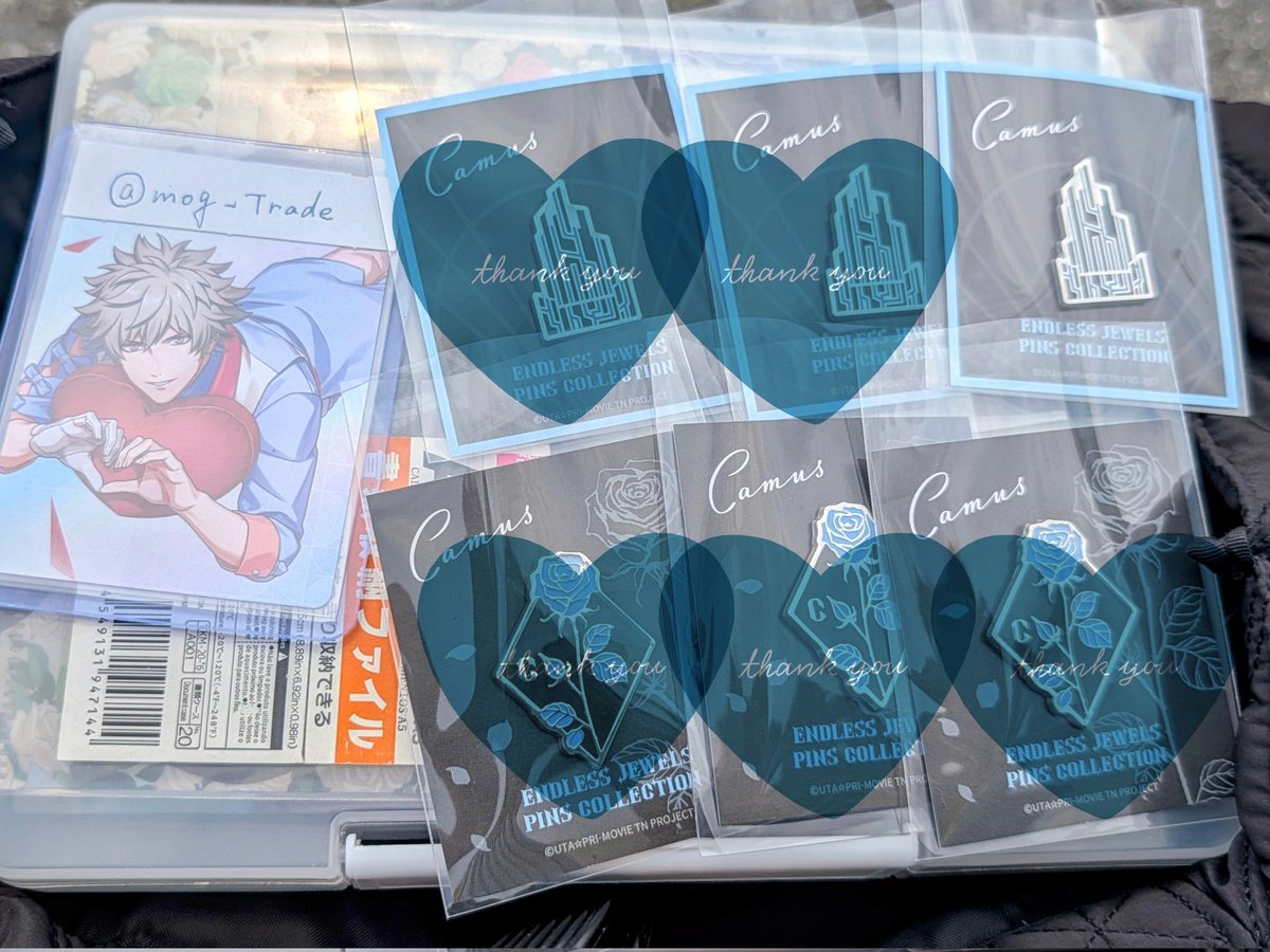 mog_Trade's tweet photo. 【譲渡】うたプリ　カルライ　千葉　ピンズ

譲⏩️カミュ(玉座1)

求⏩️定価+送料

⚠元ポストから条件変更あり
6/23㈫以降郵送になります。
ゆうちょ振込、PayPay対応可。
お心あたりございましたら、検索からもお気軽に元ポストへのお声掛けをよろしくお願いいたします🙇🏻‍♀️ https://t.co/qdAQUOKFcx