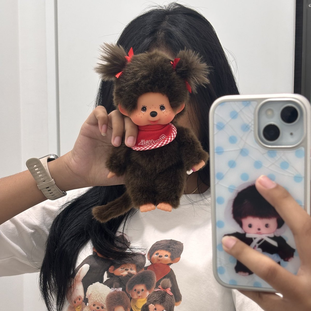 ramzcorn's tweet photo. i ♥️ my #monchhichi https://t.co/6lfEKnCWRL