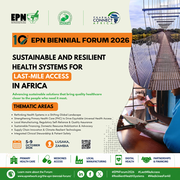 EPNtweets's tweet photo. No one should be left behind when it comes to healthcare.

That's why #EPNForum2026 will advance sustainable &amp; resilient health systems that deliver quality healthcare, medicines, &amp; health technologies to every community.

🔗 https://t.co/BEArE1IW7J
@CHAZ_Health @PharmaConnect21 https://t.co/2EMKsCP7OS