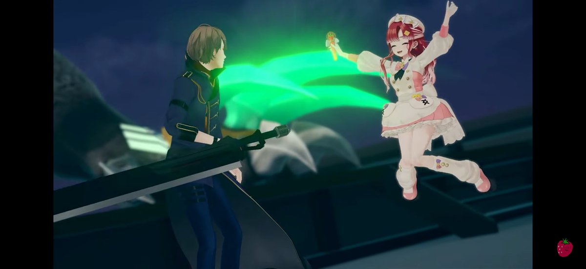 kanonnon_zatta's tweet photo. 社長のマイクの刀が伸びて大きくなって、喜んでぴょんぴょんするベリーちゃん可愛すぎる…
#早乙女ベリー3D https://t.co/WmClApy0i9