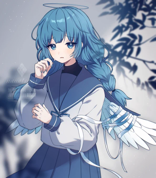 泣き虫天使remake #イラスト #OC