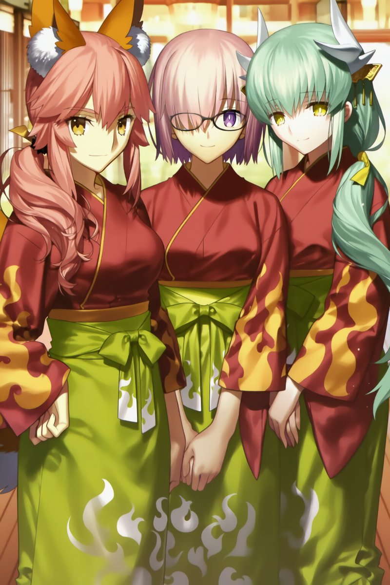 doramukann6's tweet photo. 閻魔亭イベント
1.実際は付き添いサーヴァントにも
和装は支給されてるはず。

2.給仕を任される巴御前と
厨房にスカウトされたタマモキャット。

3.明るく楽しそうなマシュが一番。

4.恩人に会えて
本当によがっだねぇ゙…(´；ω；｀)
#FGO https://t.co/RNodgFfjbb