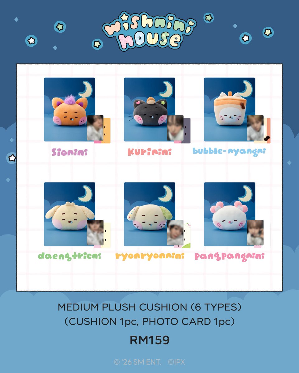 NOTONLYTOY_'s tweet photo. [🛍 Product List] NCT WISH wishnini house POP-UP 🏠

All the items from wishnini house are here! 👀
Check out all the adorable products waiting for you ✨ https://t.co/LakfvR0VyR