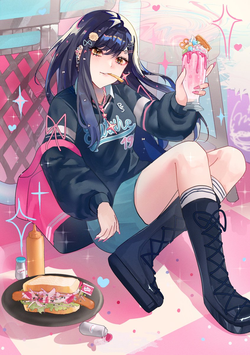 2hrzyxk's tweet photo. 🥤🥪melopale collab🩷#白石杏 #prsk_FA https://t.co/coU8jOx6Q7
