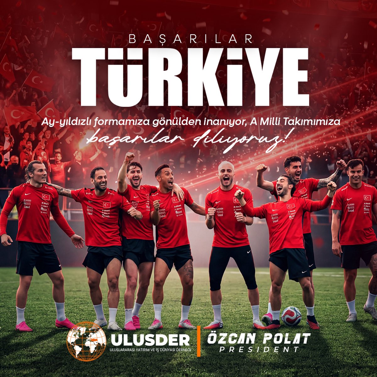 ulusder's tweet photo. Bu forma sadece bir takımın değil, 85 milyonun umudunu ve gururunu taşıyor.

Ay-yıldızlı formayla ülkemizi temsil eden A Milli Takımımıza yürekten başarılar diliyoruz.

Yolunuz açık, zaferleriniz daim olsun! 🇹🇷

#BaşarılarTürkiye #MilliTakım #TekYürek  #ULUSDER #ÖzcanPolat https://t.co/iLppBWJfAW