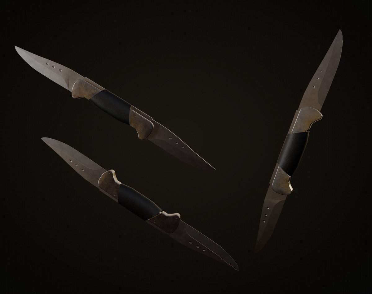 ccraqrstar's tweet photo. Twin Blade Army Pocket Knife:
-
Been a couple of weeks and this is what i made, handmade with Polyhaven texture and small detail.
-
#Blender #ArmyWeapons https://t.co/txdgUZXSfj