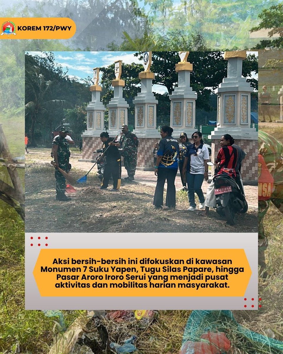 korem172pwy's tweet photo. Jumat Bersih di Yapen: TNI dan Warga Kompak Rawat Ikon Daerah

https://t.co/CfVq5LEy1n

https://t.co/bTgPjMgObp

https://t.co/zTTRriwuUM https://t.co/HZuPA23o0L