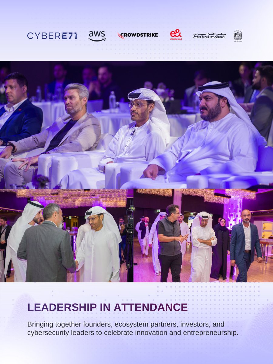 CyberE71's tweet photo. Building the future of cybersecurity innovation.

The inaugural AWS/CTIB Cybersecurity Startup Accelerator concluded with 21 graduating startups and the recognition of the Top 5 winners, a milestone that reflects the strength of the UAE’s growing cybersecurity ecosystem. https://t.co/lKI9k7xmnj
