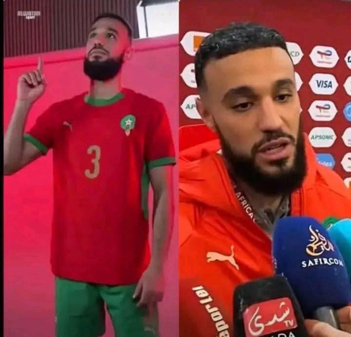 kapitanosport's tweet photo. Noussair Mazraoui:

🎙️| "Dünya Kupası'ndan sonra emekli olmaya karar verebilirim. Hayat kısa. Bir gün Kur’an’ı ezberlemek ve bir caminin imamı olmak istiyorum." https://t.co/Kdhee9MLIO