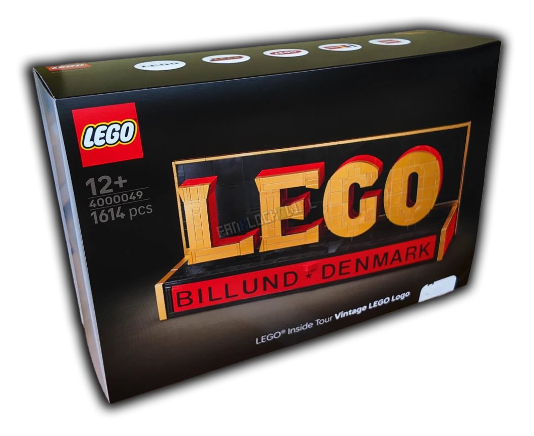 New LEGO Vintage LEGO Logo Set! It'll be this year's Insider Tour