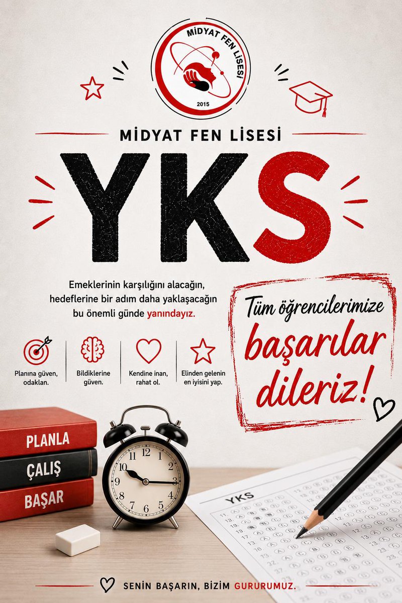 MidyatFen's tweet photo. Öğrencilerimize başarılar diliyoruz. Size güvenimiz tamdır gençler, bu iş olacak. @midyatkaymakam @midyatilcemem @abdurrahimdmr47 @abdubakitek @tercanfaruk @MidyatFen https://t.co/LxxDIzX7Lw