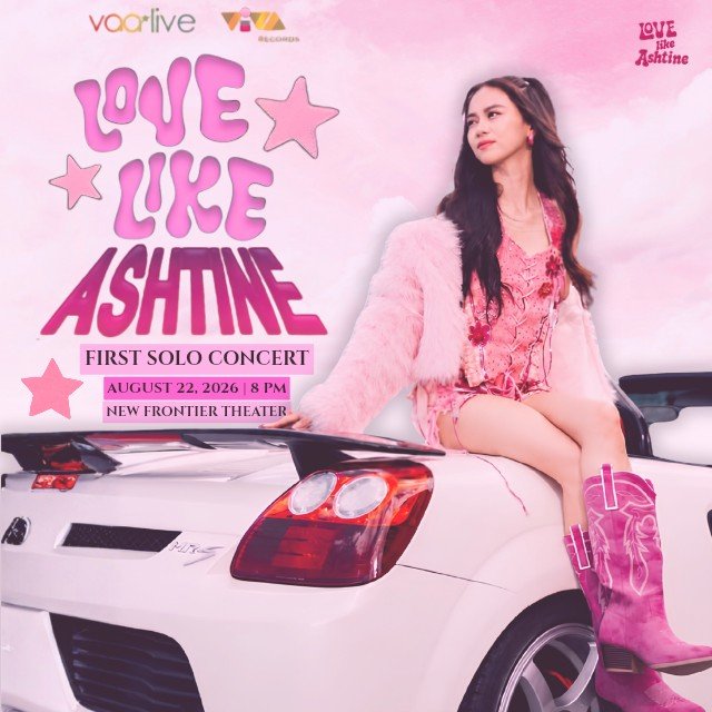 jonieanlogs's tweet photo. mark your calendars! don't miss Love Like Ashtine on August 22, 2026, at New Frontier Theater. catch #ashtinejoniean together with an amazing lineup of special guests. get your tickets now before they sell out! ⋆.˚

secure your seats via ⤷https://t.co/WnQVxTu7f5ˎˊ˗ https://t.co/yAPyrQnPm1