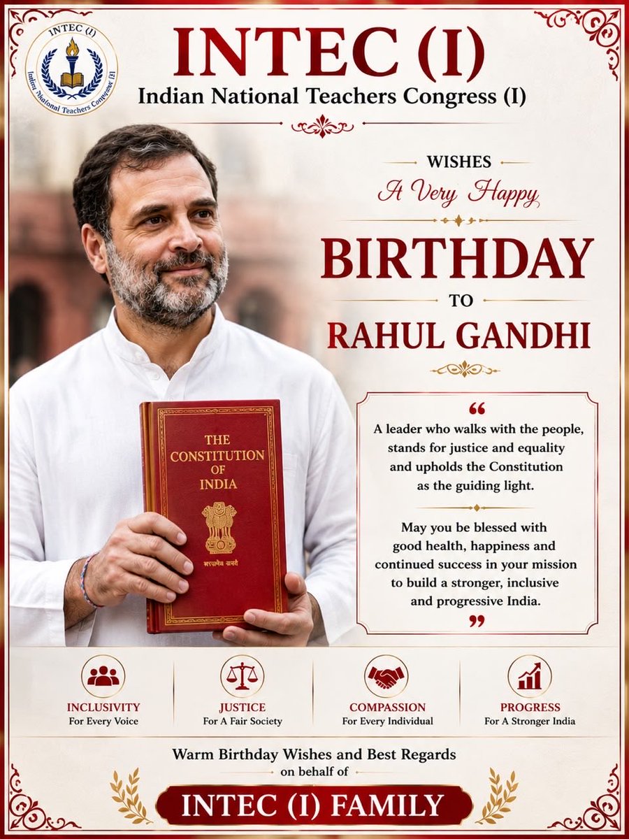 Shankar8Ashwini's tweet photo. @devendrayadvinc @RahulGandhi Many Happy Returns of the day ! 🌹🎂 https://t.co/y7SUzJvlaV
