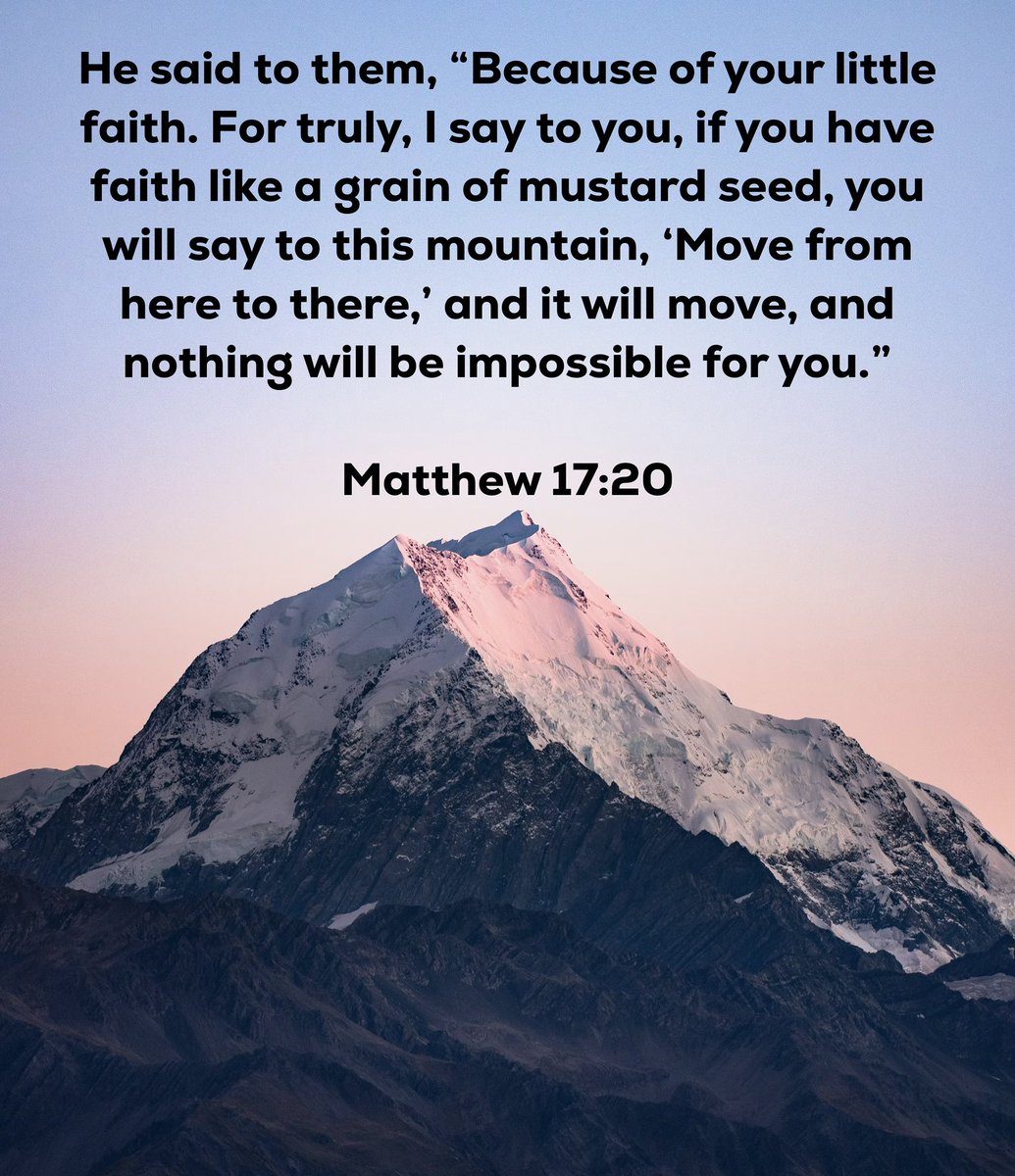 trey_kent's tweet photo. A direct rebuke from Jesus ends with an astounding truth—a mustard seed of faith in an infinite Father has no limits!!
#StartTrusting
#MustardSeed
#MountainMovingFaith https://t.co/GoxhIrbMDT