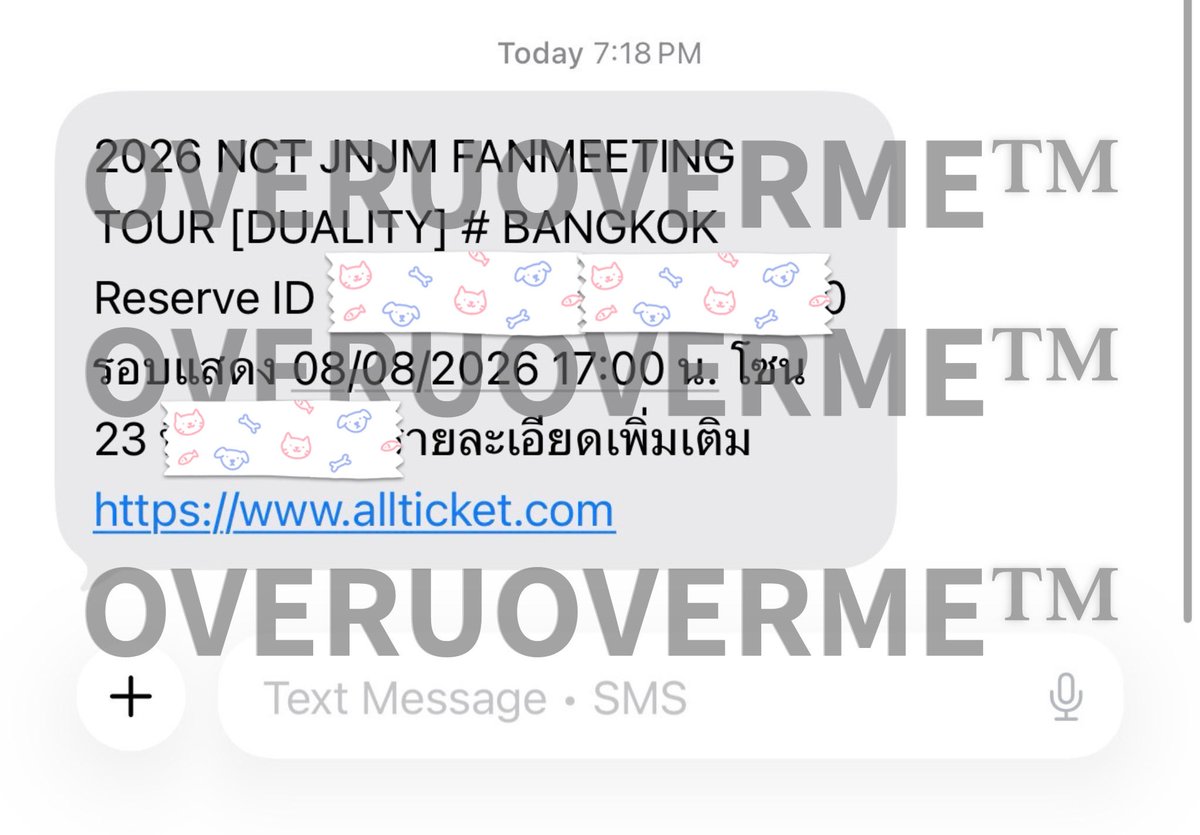 OverUOverMe's tweet photo. ปล่อยบัตร วันเสาร์ 8/8 รอบเมม เนื่องจากได้บัตรวันอาทิตย์แล้ว 
6000 โซน 23 แถว E
ปล่อย 8000 (ค่ามบช+ค่าร้านกด)
เข้าคอนพร้อมเรา
สนใจ DM สอบถามได้ค่า บัตรเราเอง

#NCTJNJM_DUALITY 
#NCTJNJM_FANMEETING_TOUR
#NCTJNJM_FANMEETING_TOUR_DUALITY https://t.co/4wl6e2U0qF