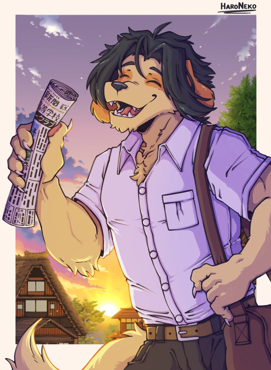 Haro_Neko226's tweet photo. Kyouji Takahara Fanart!
"Was the man of tomorrow just a mask?"
#furry #furryart #Morenatsu https://t.co/7UnvbKUHMT