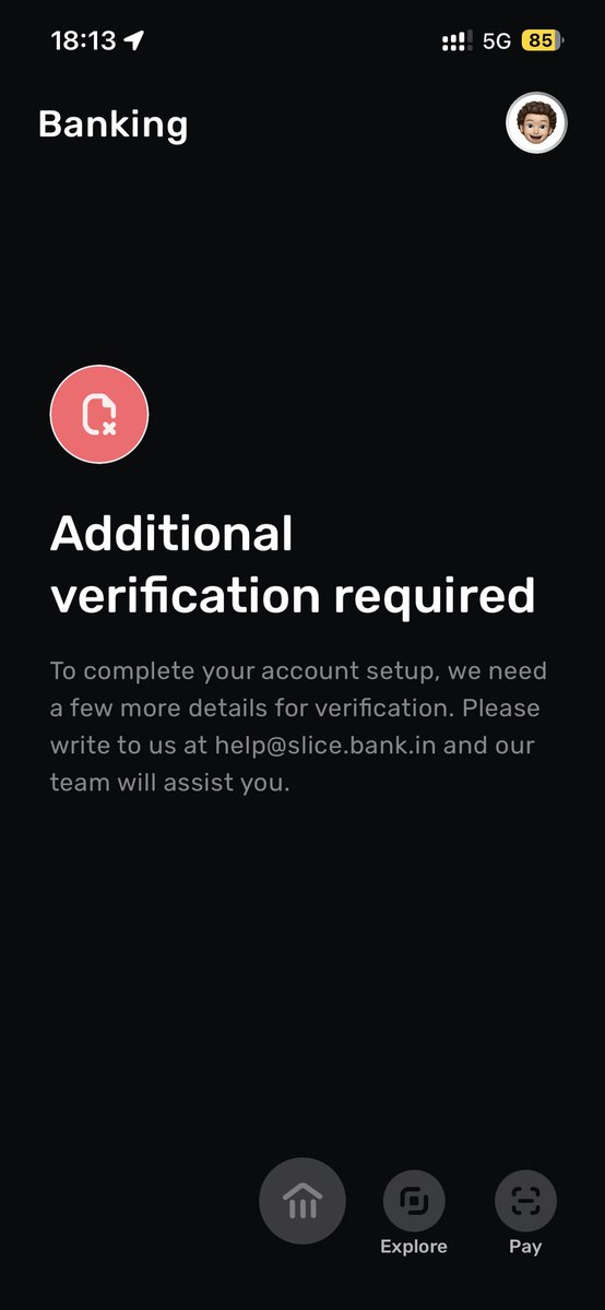 frsahil80's tweet photo. @slicebank its been a few days, i applied for the saving bank account. But it was flagged asking for additional verification. Mailed you, also raised a few tickets ( still active ) and no response from your side. 

CHECK YOUR DM FOR FURTHER INFORMATION #slice https://t.co/jFWzXtR4fI