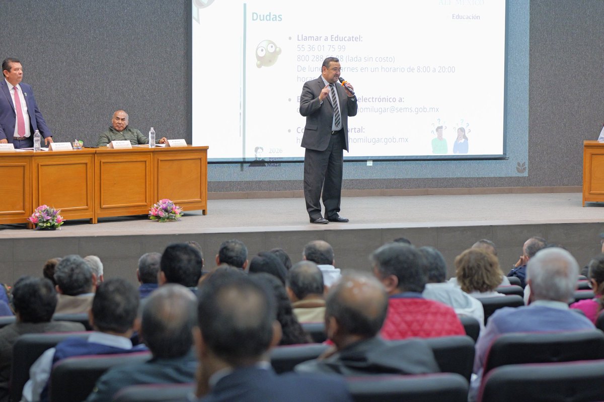 elidelarosao's tweet photo. ¡La innovación no para! 🚀 Gira SUGEN: El Futuro de la Gestión Educativa. Llevaremos tecnología de punta a los planteles de #EMS del #edomex para asegurar un cierre de ciclo 2025-2026 impecable. 🎓✨
Unificamos servicios para simplificar tu trabajo. @mario_delgado
@delfinagomeza https://t.co/HP0hG5EmvL
