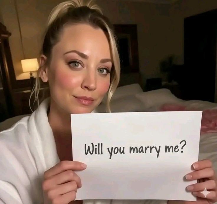 kaleycuoco00100's tweet photo. Will you marry me? #kaleycuoco https://t.co/lzXGa8zGxq