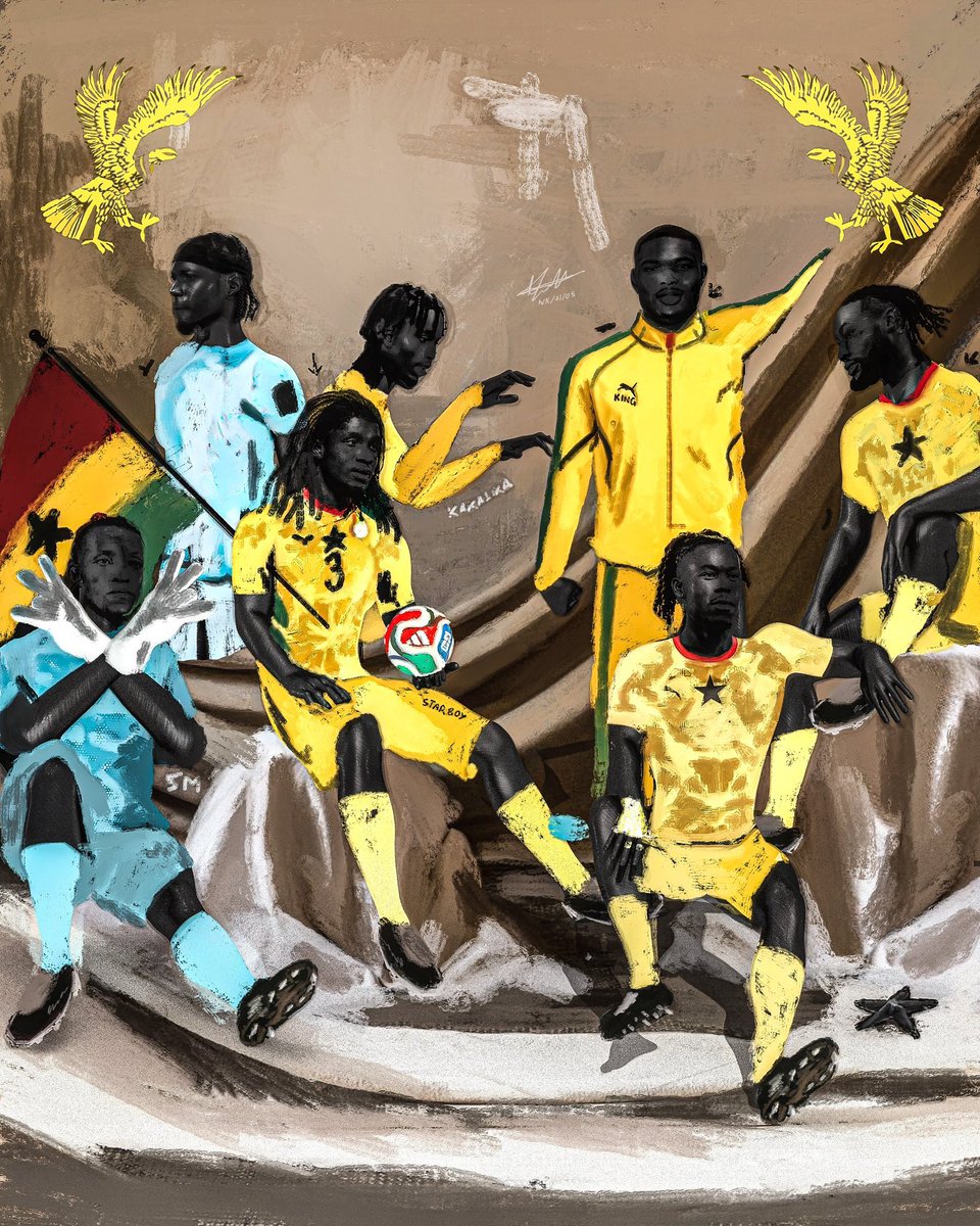 VastLandd's tweet photo. I’m telling you, NK hasn’t missed once this World Cup. These paintings are generational. 😮‍💨 https://t.co/q06TW3pXYX