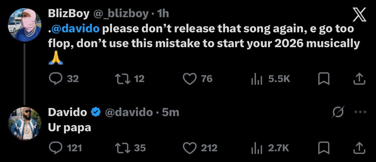 jahboyback's tweet photo. davido just de curse him fans 😂😭 https://t.co/KYw4fQLHjP