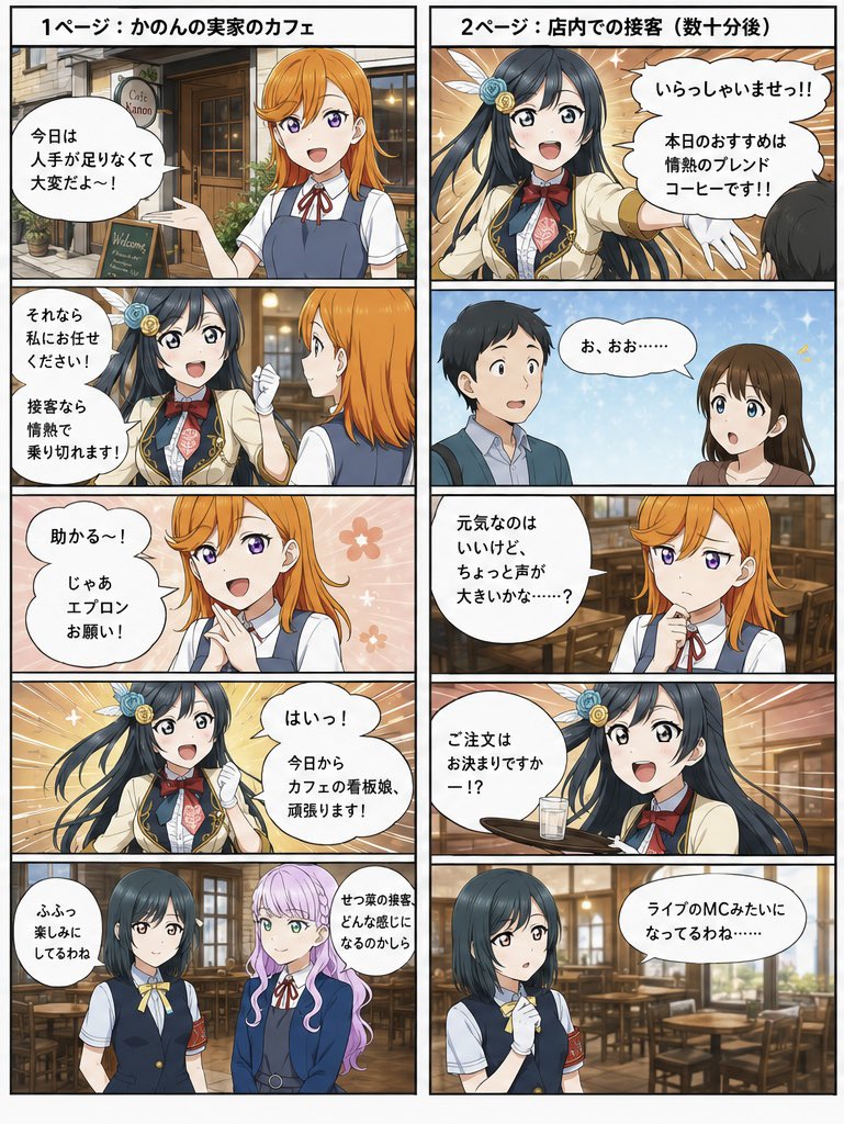 AriariV3's tweet photo. 生成したコミックも添えて！
今回は上手くいった方だと…！ https://t.co/FbaqlCQzlC