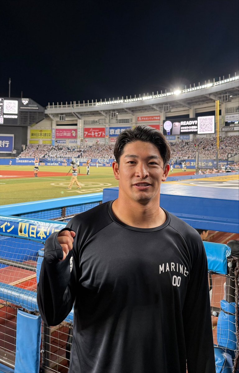 chibalotte_pr's tweet photo. 習志野高校出身の #池田来翔 選手は途中出場でヒットを放ちました！
#chibalotte #広報 https://t.co/CqGpHH4fHS