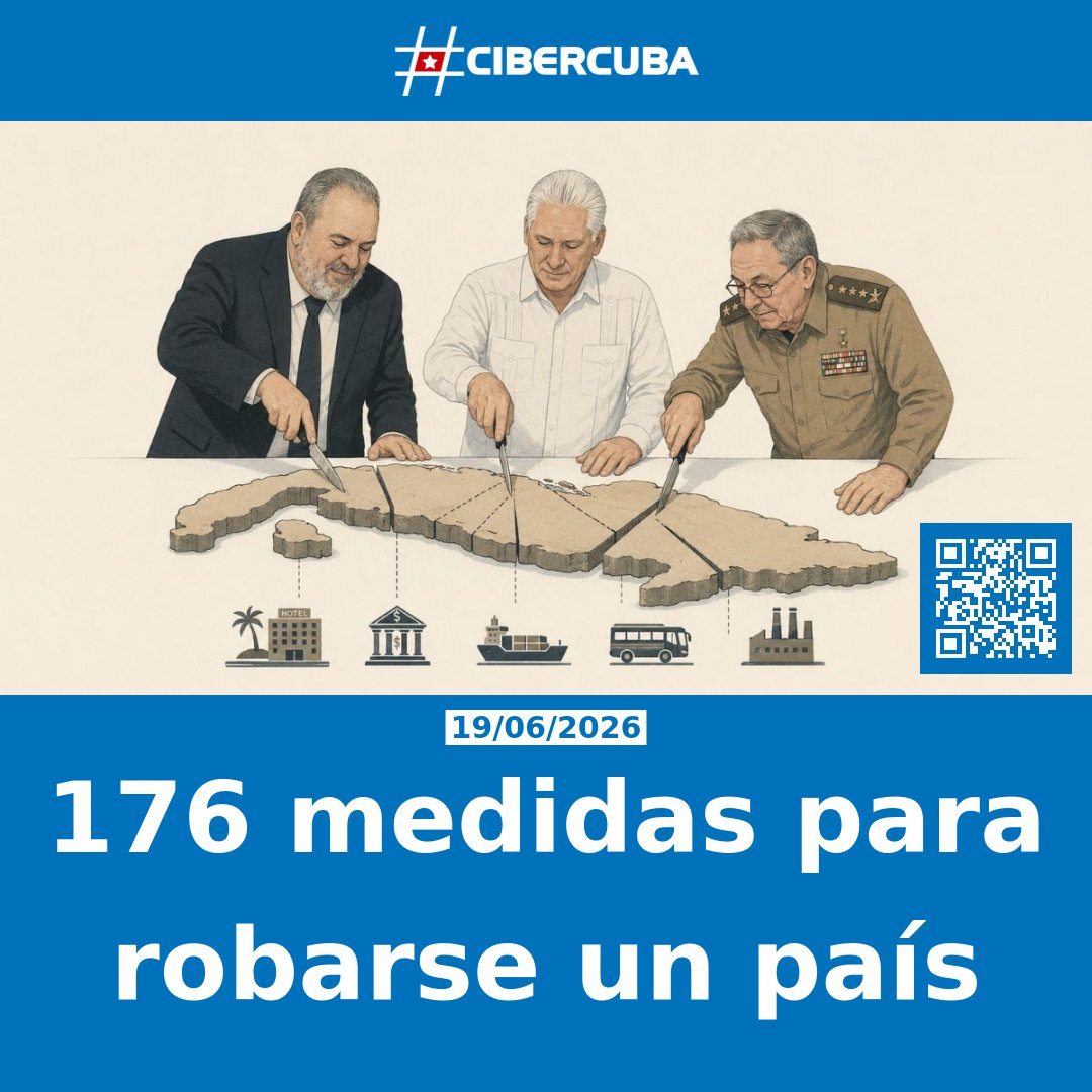 CiberCuba's tweet photo. 176 medidas para robarse un país

Detalles en el primer comentario 👇 https://t.co/eDE7tDKeAZ