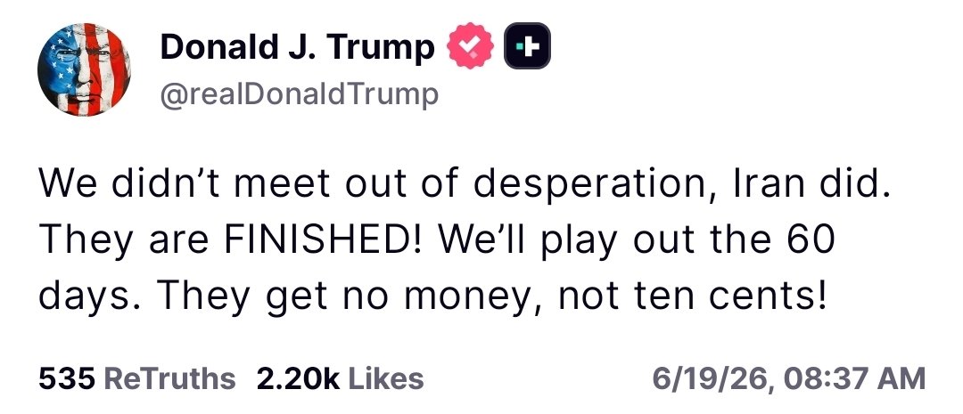 WarlordDilley's tweet photo. President Trump ruining a lot of fake narratives this morning.

🇺🇸🇺🇸🫡👌 https://t.co/whj8094nu7