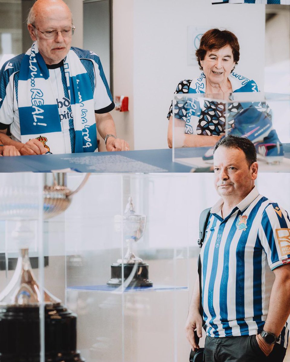 RealSociedadEUS's tweet photo. 🔛🏆 GUazen KOPAREKIN erakusketa, martxan. https://t.co/3ELx4h1gUT