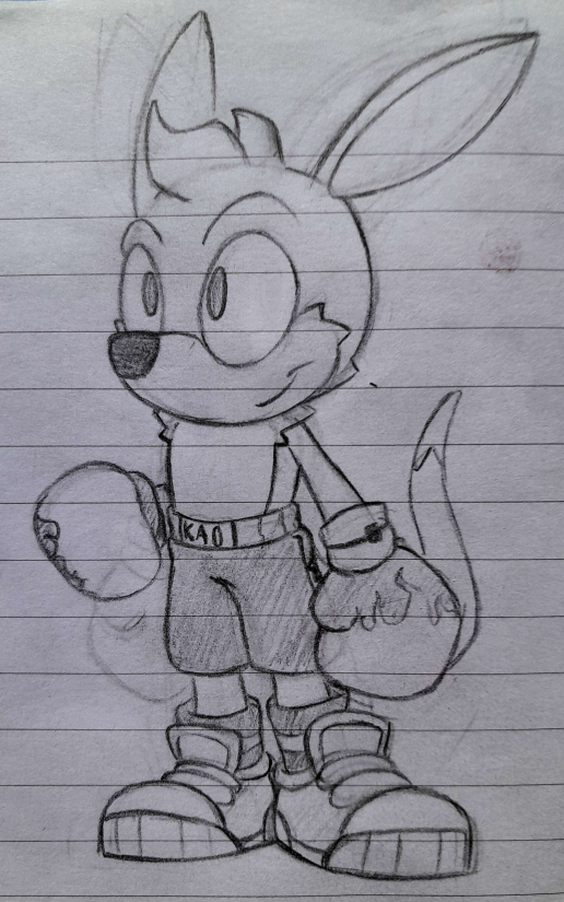 Kaothekangaroo's tweet photo. Ok, hear me out: Kao The Kangaroo, but he's a Sonic character. What do you think @sonic_hedgehog?

This awesome art was made by @RekxxWide 🤩

#fanart #kaothekangaroo #sonicthedhedgehog https://t.co/UaCEnvCjmb