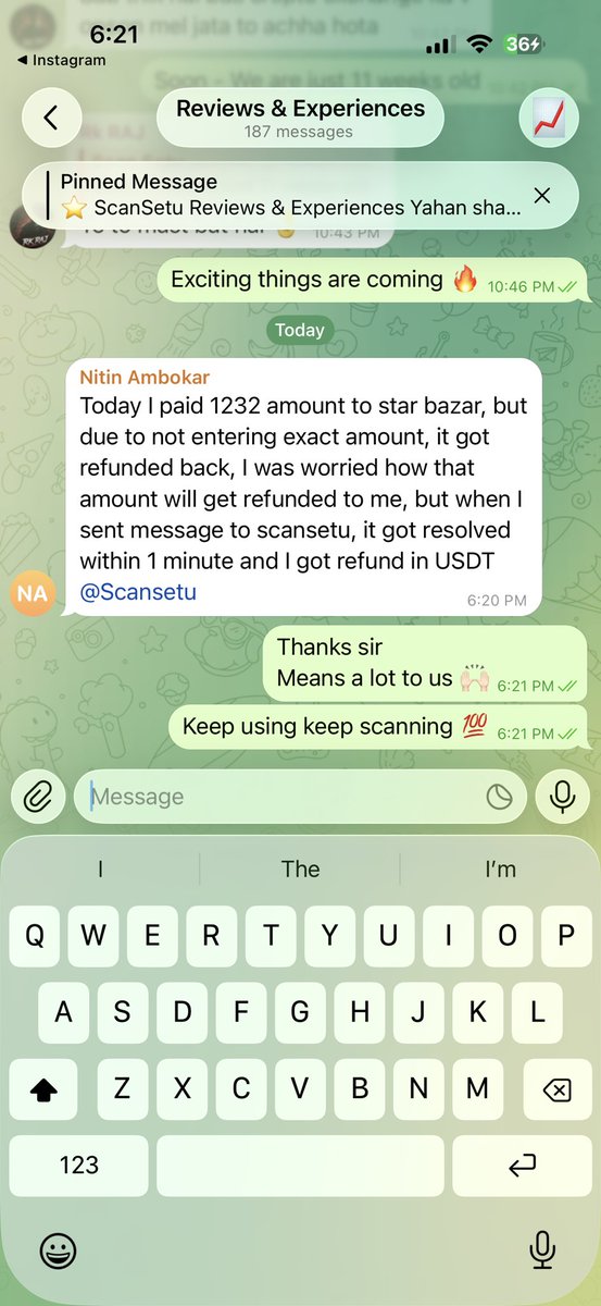 ScanSetuPay's tweet photo. paid with scansetu #04 — the fix

user's ₹1,232 payment failed at star bazar.
dm'd us. resolved in 60 seconds.

"i was worried how that amount will get refunded.
resolved within 1 minute."

the rail just runs. when it doesn't, we do. https://t.co/hYXvlzSkOO